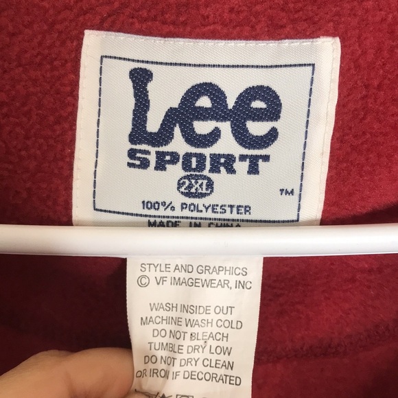 VTG Lee Sports Florida State Seminoles Fleece 1/4 Zip Pullover Sweatshirt - Picture 6 of 12